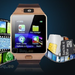 Smartwatch DZ09 Bluetooth cu SIM Rose Gold,